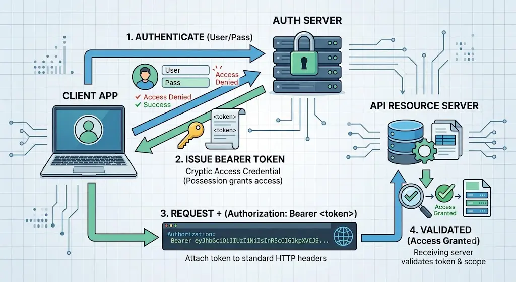 How Bearer Token API authentication works